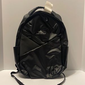 High Sierra Luna 17.6” Black Water Resistant Backpack w/ Padded Laptop Sleeve